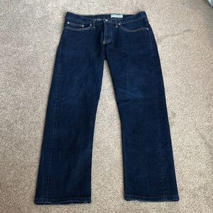 Gustin Men’s California Straight Raw slevedge jeans dark Wash size 34